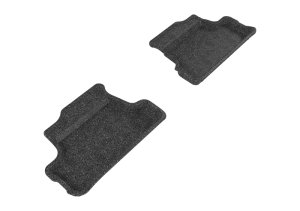 Mini Convertible Floor Mats - Rear - 3D MAXpider - Kagu Series - Black - `16-`19